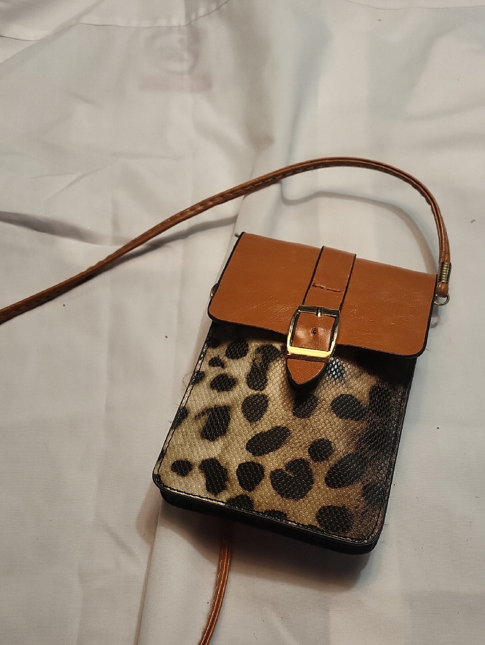 Animal print small bag